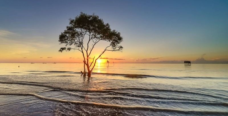 Bãi biển Tân Thành Gò Công Tiền Giang